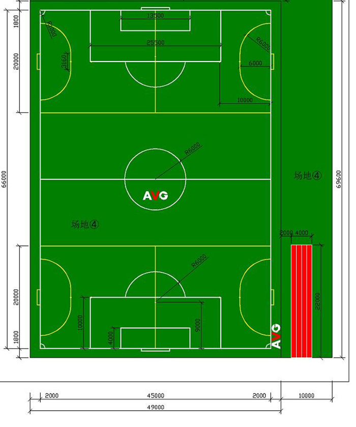 如何做7人制人造草坪足球場(chǎng)預(yù)算成本（附有設(shè)計(jì)圖）